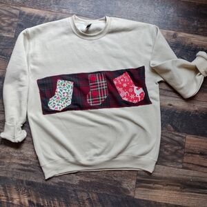 Women's heavyweight crew neck Christmas sweatshirt